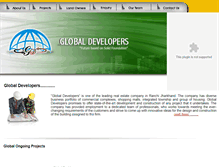 Tablet Screenshot of globaldevelopers.in